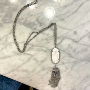Kendra Scott silver necklace